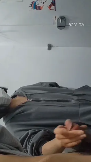 간단 대딸 시리즈 - 회색 추리닝 단발녀