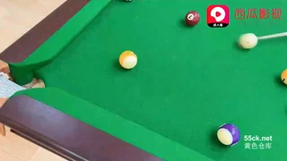 당구치다 말고 섹스