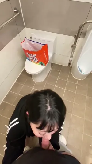 화장실 올영 간단 대딸 목까시녀